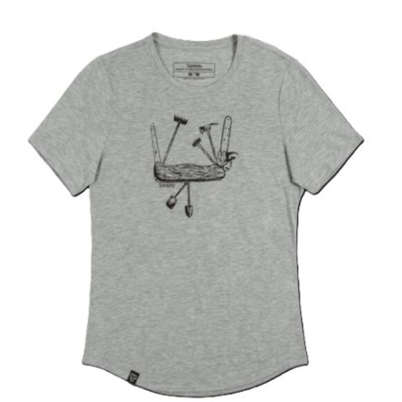 Womens sz L Lot Nixon Sombrio Kickee Bamboo Insight Mondetta Graphic Tee Legging - Picture 3 of 14